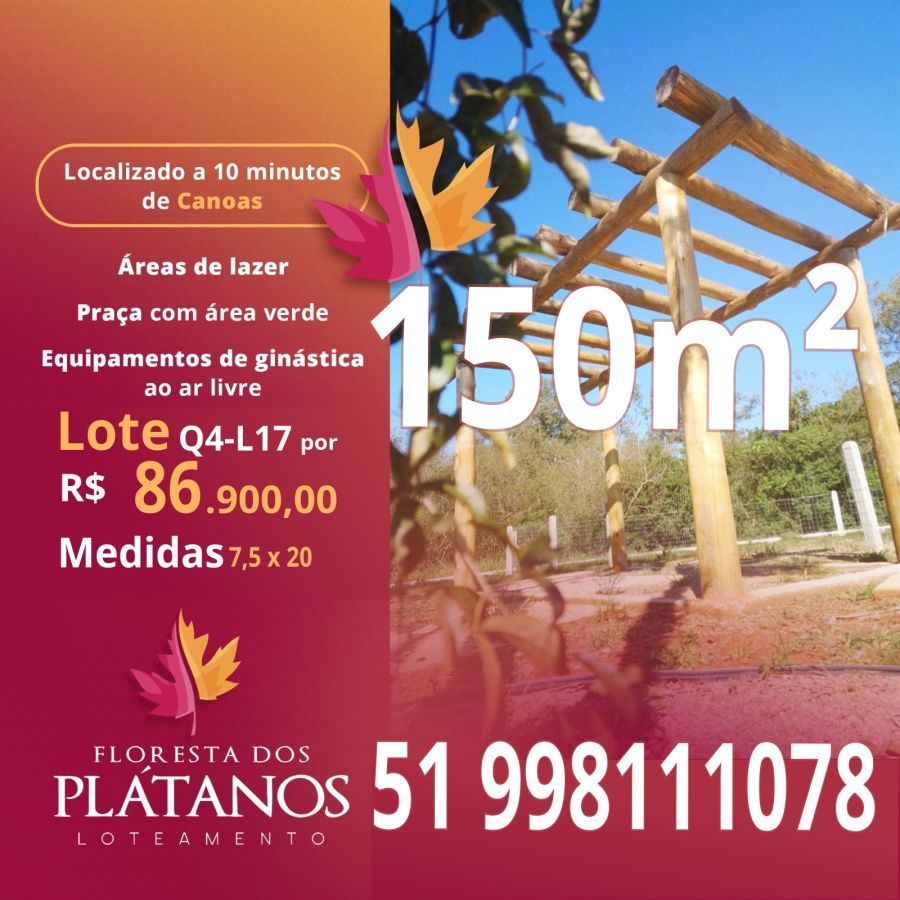 Terreno - Venda - Caju - Nova Santa Rita - RS