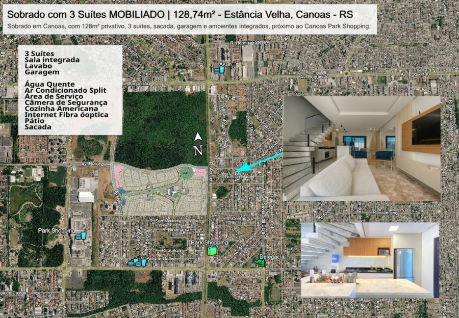 Sobrado Geminado - Venda - Est�ncia Velha - Canoas - RS