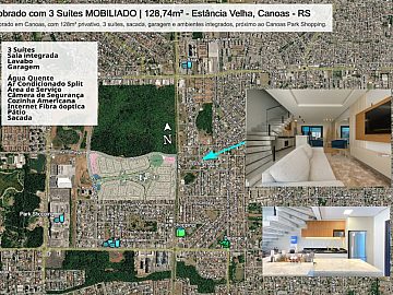 Sobrado Mobiliado - 3 Su�tes